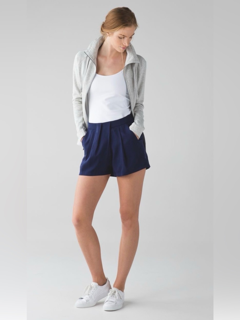 Navy short/skort lululemon